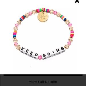 Little words project keep going bracelet